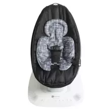 4moms MamaRoo® 5 Art.224776 Grey Plush  Kūdikio minkštas įdėklas supančiai kėdei „MamaRoo“