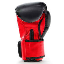 Boksa cimdi Ring Fire (RR-15) 12 oz, melni/sarkani
