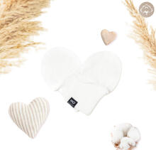 La Bebe™ NO Baby Mittens Art.225947 White