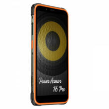 Power Armor 16 Pro 5,93 дюйма, 4/64 ГБ, IP68/IP69K, смартфон, 6900 мАч, динамик DualSIM, 122 дБ, оранжевый