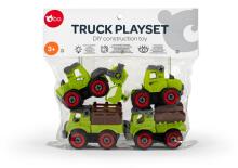 Bo Truck Playset Art.226989 Pasidaryk pats – susikonstruok mašinėlę „Ūkio mašinėlės"