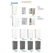 La Bebe™  Scandi Wardrobe Art.227070 White