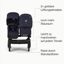 Bugaboo Donkey 6 Double Art.22711 Moon Grey Kūdikių universalus vežimėlio transformatorius