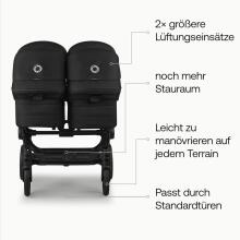 Bugaboo Donkey 6 Twin Art.227116 Deep Indigo Kūdikių universalus vežimėlio transformatorius