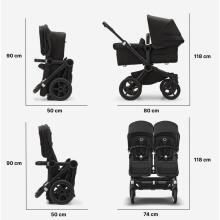 Bugaboo Donkey 6 Twin Art.227116 Deep Indigo Kūdikių universalus vežimėlio transformatorius
