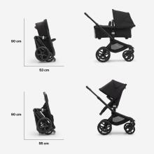 Bugaboo Fox 5 2 in 1 Art.227117 Moon Grey Kūdikių universalus vežimėlio transformatorius