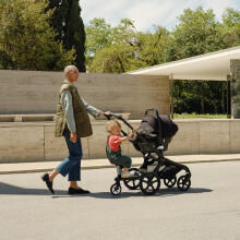 Bugaboo Fox 5 2 in 1 Art.227117 Moon Grey Kūdikių universalus vežimėlio transformatorius