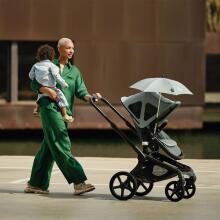 Bugaboo Fox 5 2 in 1 Art.227117 Moon Grey Kūdikių universalus vežimėlio transformatorius
