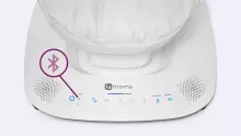4moms MamaRoo 5.0 Infant Seat Art.227273 Sage pilka revoliucinė supamoji kėdė