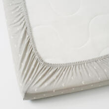 La Bebe™ I-Soft Sheet Art.504.576.00 White Dots 120x60cm