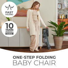 Kinderkraft Foldee Art.228596 Grey  High chair