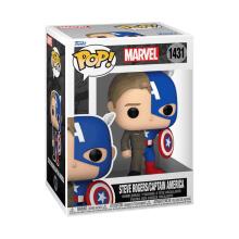 FUNKO POP! Vinilinė figūrėlė: Marvel - Captain America / Steve Rogers (Split)