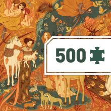 Dėlionė - Vienaragių sodas (500 detalių)
