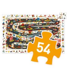 Dėlionė - Automobilių ralis (54 detalių)