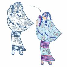 Spalvinimo lapai - Panelės - Laura ir draugai