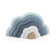 Rainbow Puzzle Cloud - Blue