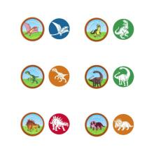 Antspaudas - Dinozaurai (1 vnt., 6 dizainai)