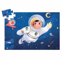 Siluetų dėlionė - Astronautas mėnulyje (36 detalės)