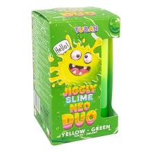 Jiggly Slime - Gleivės - Neoninis Duetas - Geltona-Žalia (430 g)