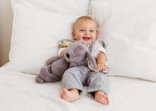 BALIBAZOO BB 81982 Rabbit Cuddle gray