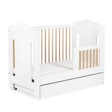 Klups Ida Art.233089 White/Pine Vaikiška medinė lovelė 120x60 cm