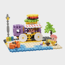 MARIOINEX 904244 Vafliniai mini blokeliai - Food Truck 148 vnt.