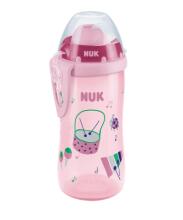 NUK 255410 FLEXI CUP 300ml su šiaudeliais