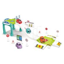 WOOPIE 42967 Trasos parkavimo garažas +3 automobiliai