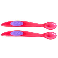 Dr.Browns TF200 Pink Feeding Spoons 2pak