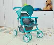 MILLY MALLY 3104 Kate Prestige Mint lėlės vežimėlis