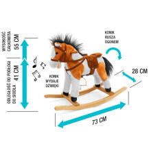MILLY MALLY Horse Pleistrai šviesiai rudi