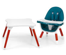 MILLY MALLY 2in1 maitinimo kėdutė Malmo Dark Green