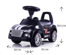 MILLY MALLY Racer juoda transporto priemonė