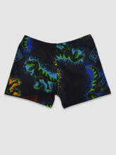 NOVITI KC007-B-01 Navy blue swimming trunks with dinosaur 116-122 cm