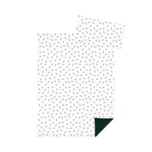 ALBERO MIO Antklodė boho green V109 su pagalve IŠPARDAVIMAS
