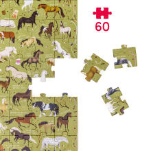 CzuCzu 7093573 Dėlionės arkliukai 4+ 60 vnt.