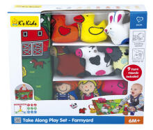 K’s KIDS Kūdikių kilimėlis „Ūkis“