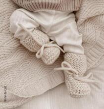 La Bebe™ Lambswool Natural Eco Socks/Booties Art.236527 Natural wool socks/boots for newborns