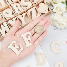 Wooden Letters A-Z  Art.23676 Medinis laiškas, 1 vnt.
