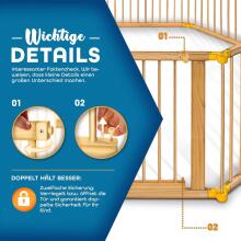 Kidu® Wood Playpen XXL  Art.237352 Blue /Natural