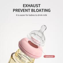 Oberni Anti-Colic Baby Bottle Art.237428 Pink