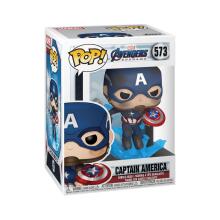 FUNKO POP! Vinilinė figūrėlė: Avengers: Endgame - Captain America w/Broken shield and Mjölnir