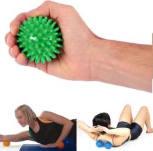 Massage Ball Hengehog Art.238801 Masažinis kamuolys - ežiukas (ežiukas) (skersmuo 7 cm), 1 vnt.