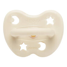 Hevea Round Stars Moon  Art.239410 Milky White  Anatominis / ortopedinis latekso jaukas 0-3 mėn