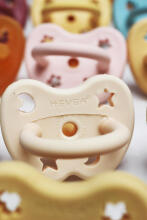 Hevea Round Stars Moon  Art.239414 Tan Beige Anatominis / ortopedinis latekso jaukas 3-36 mėn