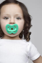 Hevea Natural Rubber Pacifier Anatomical Art.239430 Pop of Green Anatominis / ortopedinis latekso jaukas 3-36 mėn
