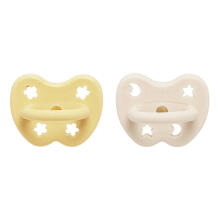 Hevea Natural Rubber Pacifier Anatomical Art.239433 Pale Butter/Milky White Anatominis / ortopedinis latekso jaukas 3-36 mėn