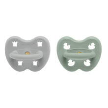 Hevea Natural Rubber Pacifier Anatomical Art.239435 Grey/Sage Anatominis / ortopedinis latekso jaukas 3-36 mėn