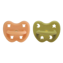 Hevea Natural Rubber Pacifier Anatomical Art.239439 Avocado/Apricot Anatominis / ortopedinis latekso jaukas 3-36 mėn