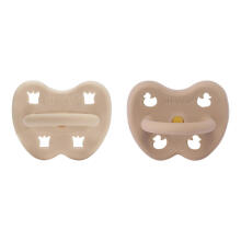 Hevea Natural Rubber Pacifier Anatomical Art.239442 Sandy nude/Tan beige  Anatominis / ortopedinis latekso jaukas 3-36 mėn
